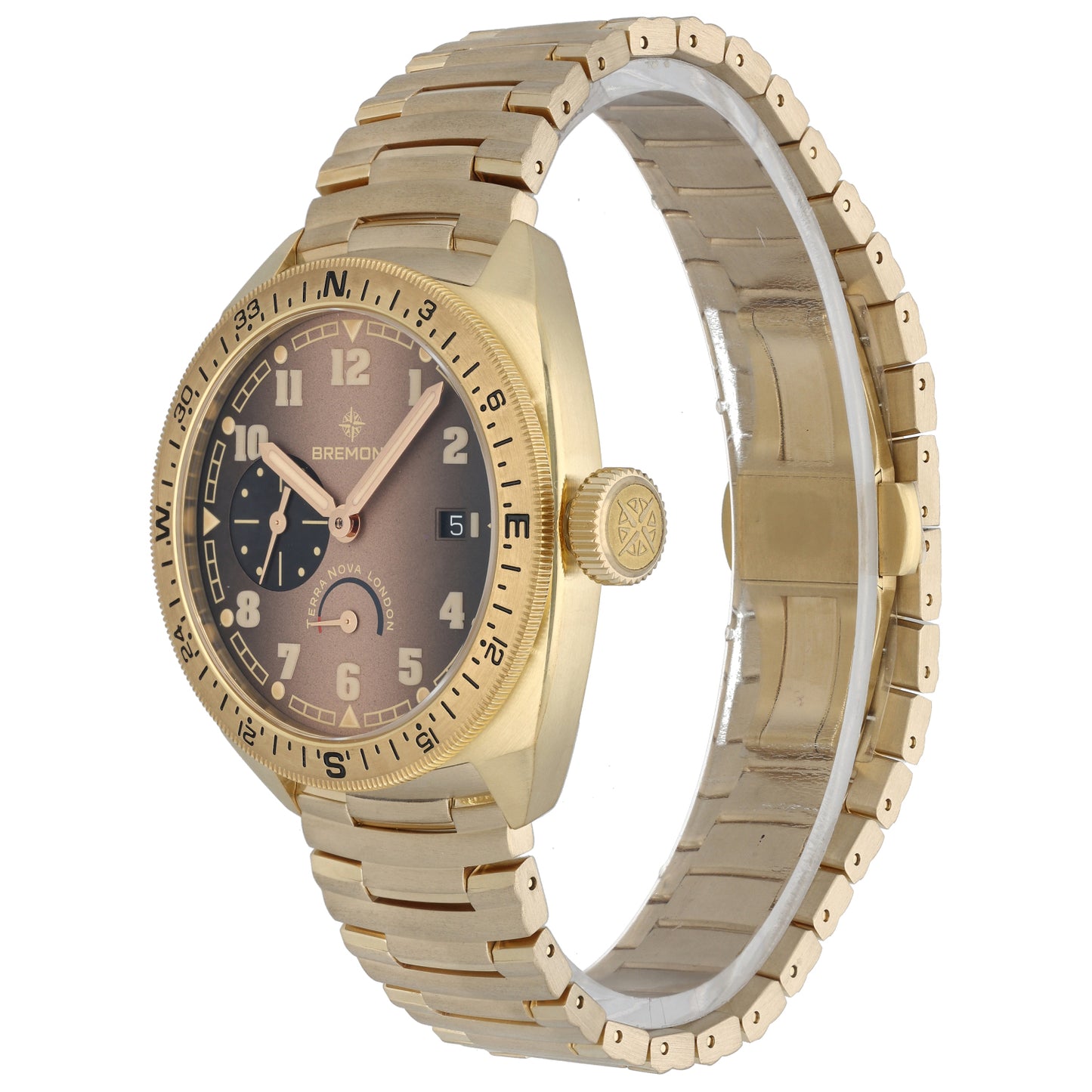 Bremont Terra Nova TN40-PWR-BZ-BR-B 40.5mm Bronze Watch
