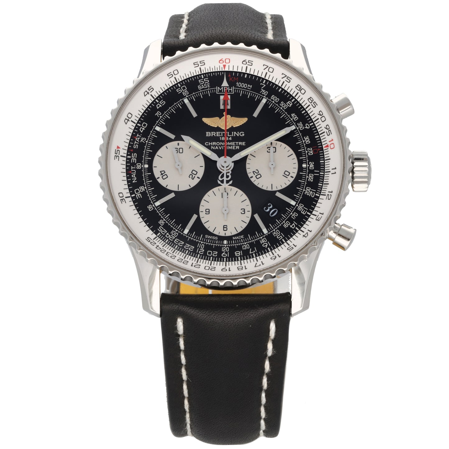 Breitling Navitimer 01 AB0120 43mm Stainless Steel Watch