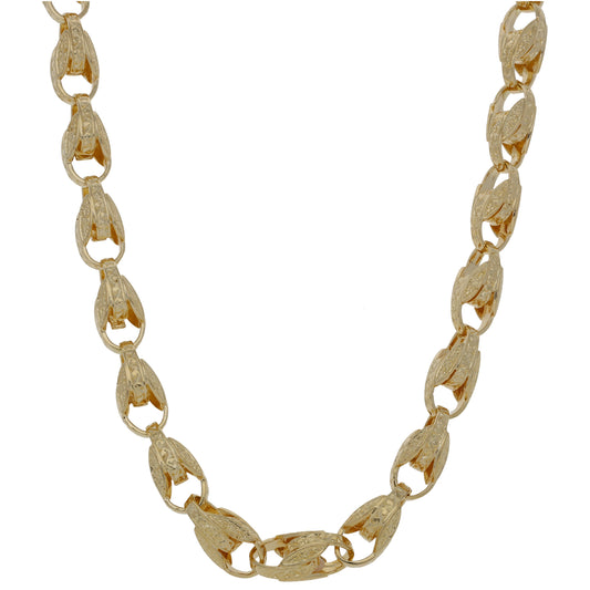 9ct Gold Tulip Chain 38"