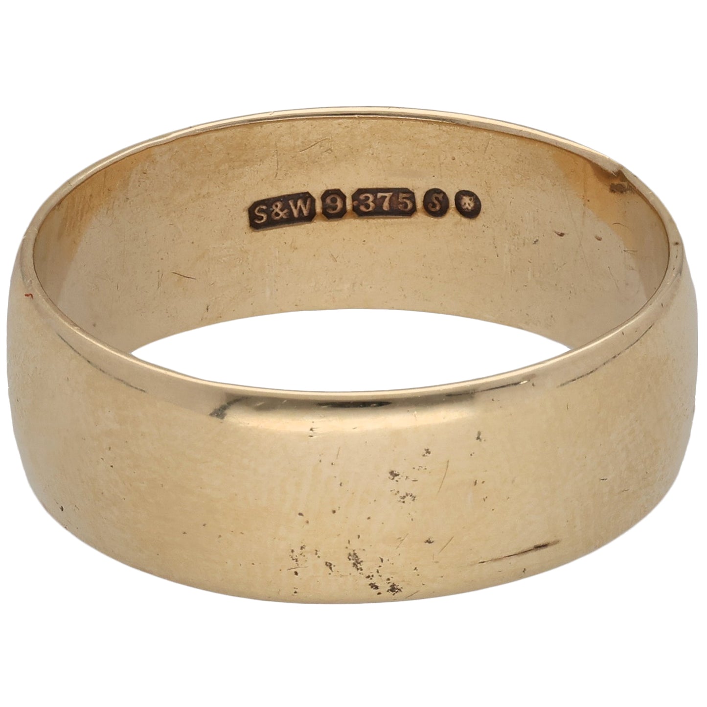 9ct Gold Plain Wedding Ring Size Y