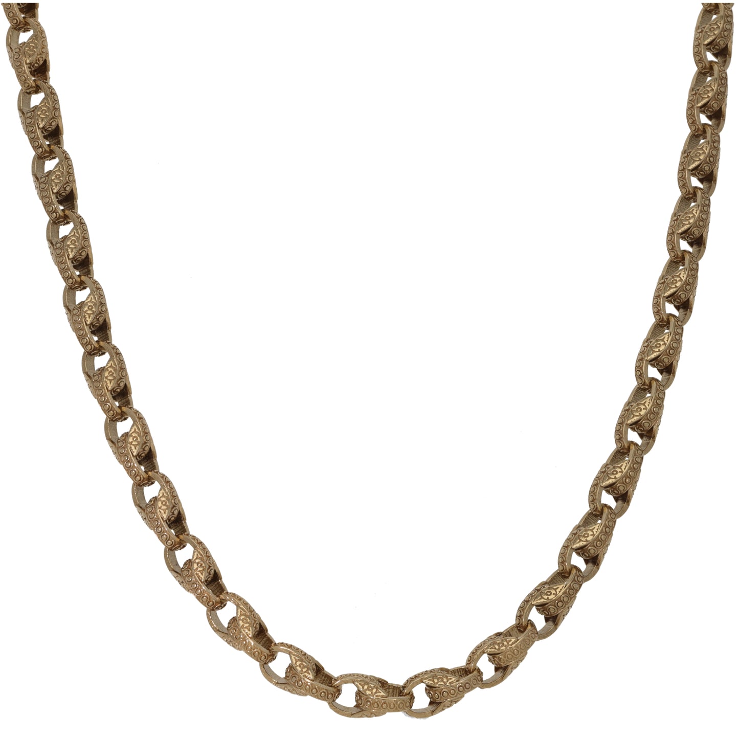9ct Gold Fancy Necklace 24"