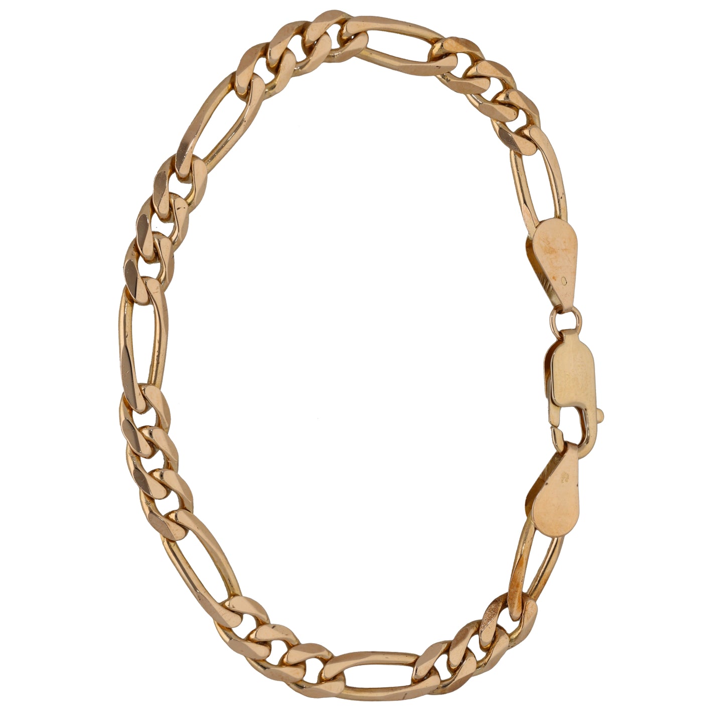9ct Gold Figaro Bracelet