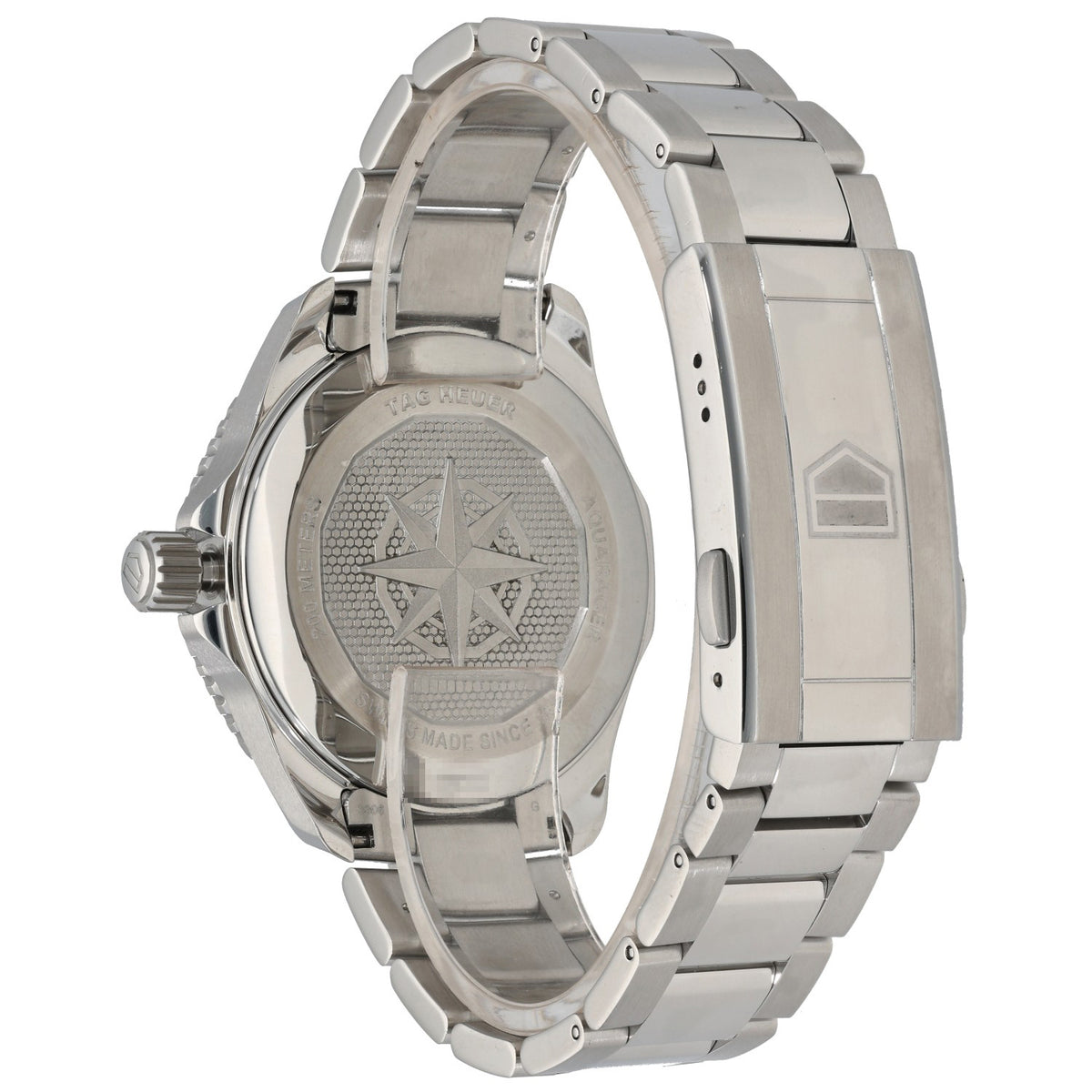 Tag Heuer Aquaracer WBP1111, stainless steel bracelet and case with compass