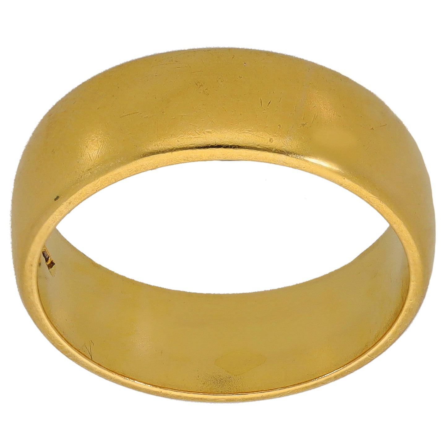 22ct Gold Plain Wedding Ring Size N