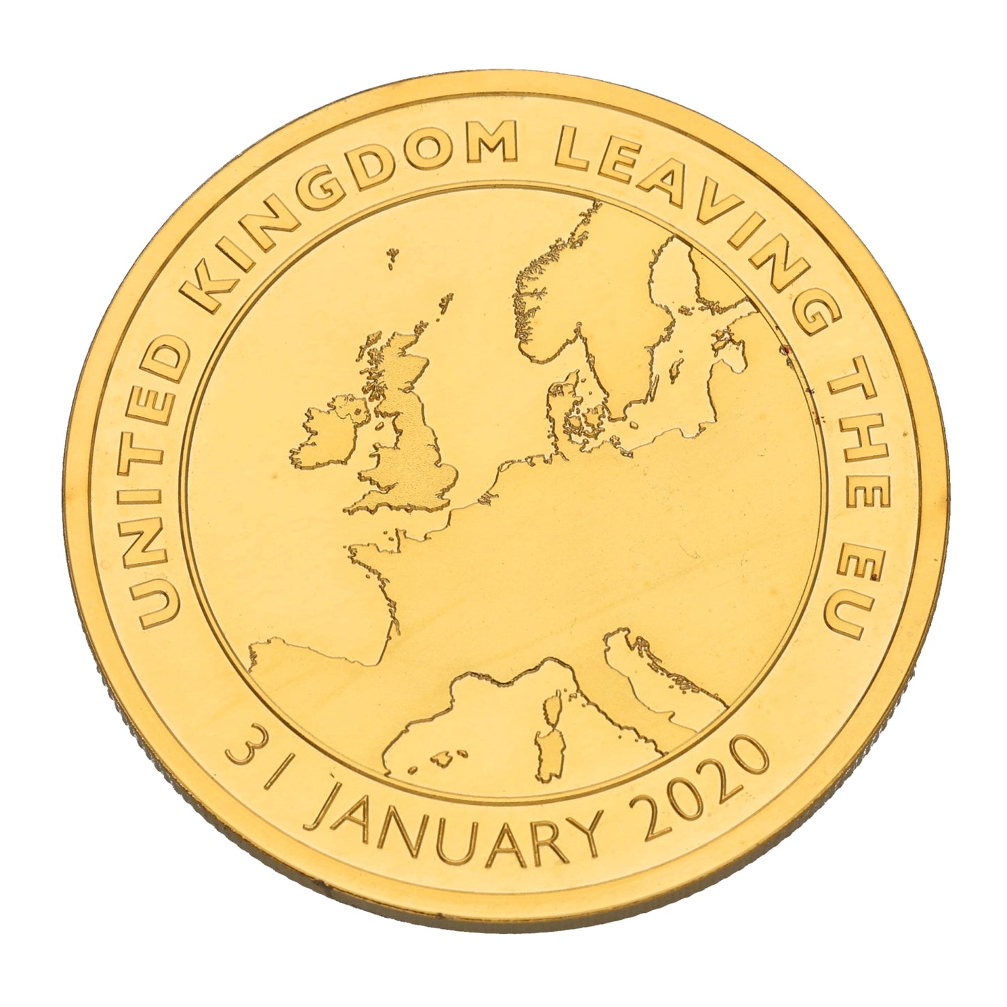 9ct Gold The Brexit 1/2 OZ Commemorative Item