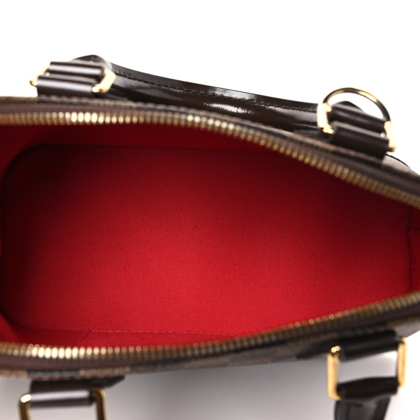 Louis Vuitton Alma BB Damier Ebene Coated Canvas Bag - Brown