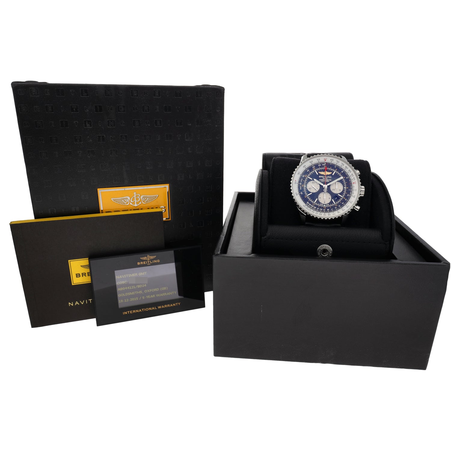 Breitling Navitimer GMT AB0441 48mm Stainless Steel Watch H T