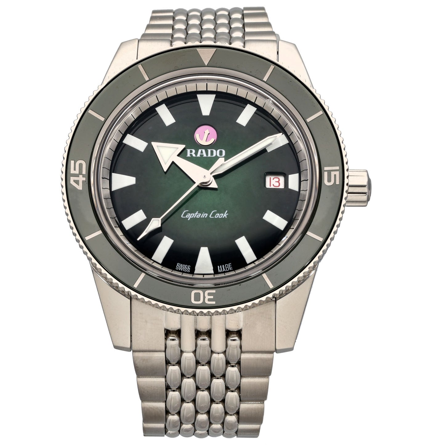 Rado Captain Cook 763.0505.3 42mm Stainless Steel Watch