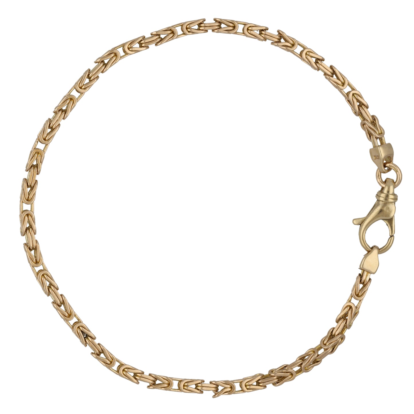 9ct Gold Byzantine Bracelet