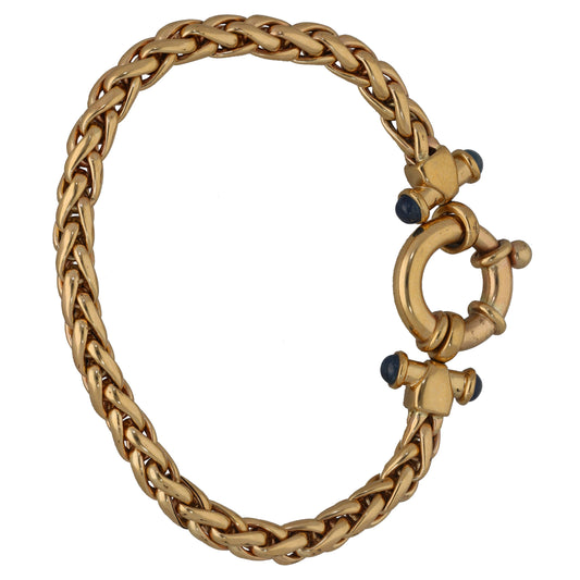 9ct Gold Sapphire Alternative Bracelet