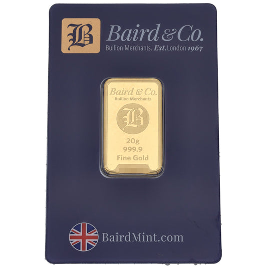 New 24ct 20g Gold Bar