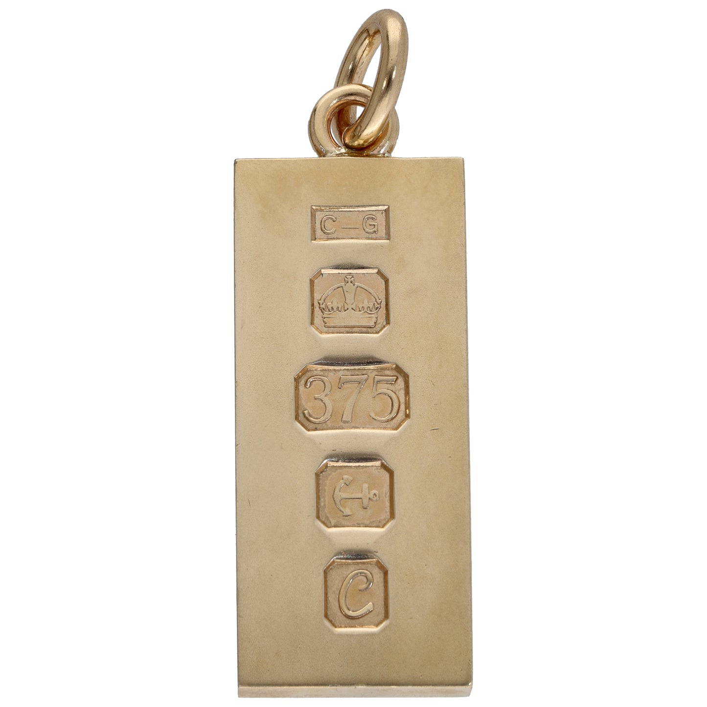 9ct Gold Ingot Pendant