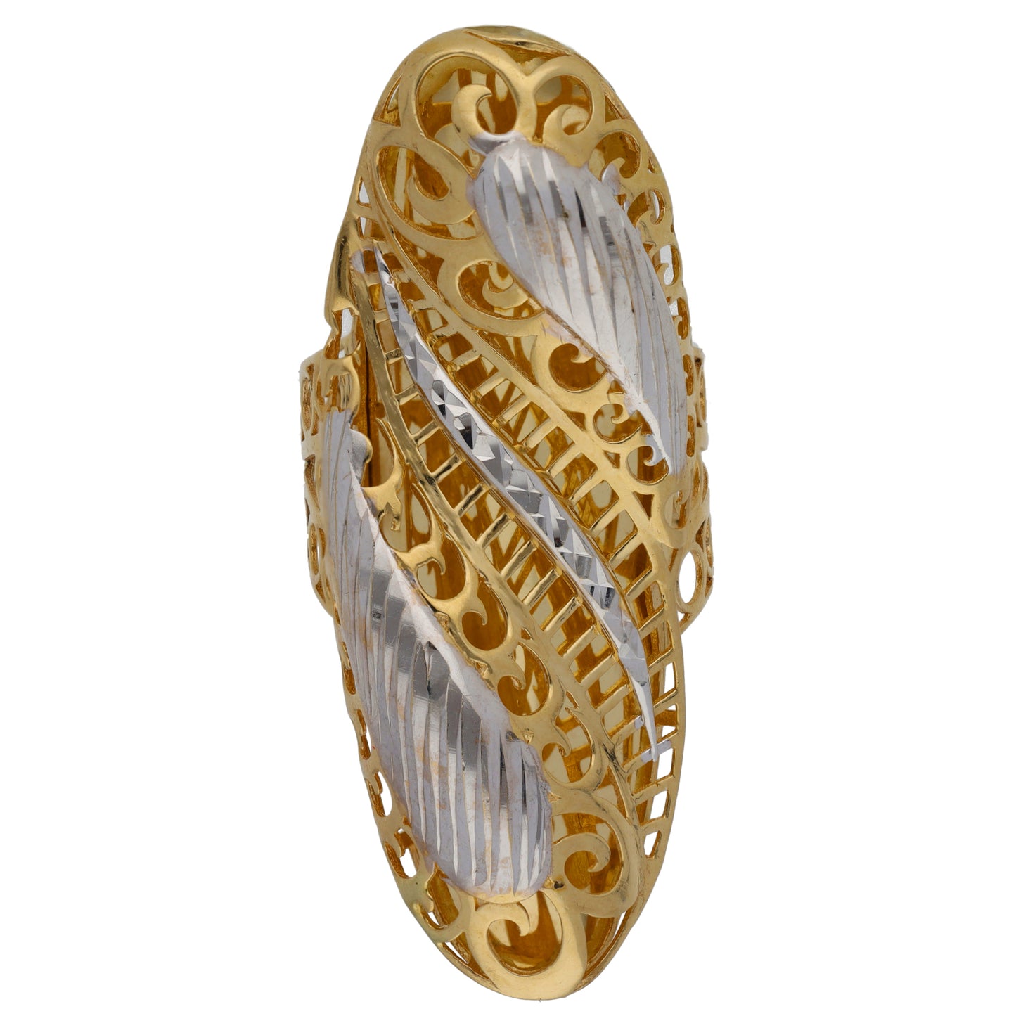 14ct Gold Alternative Ring Size U