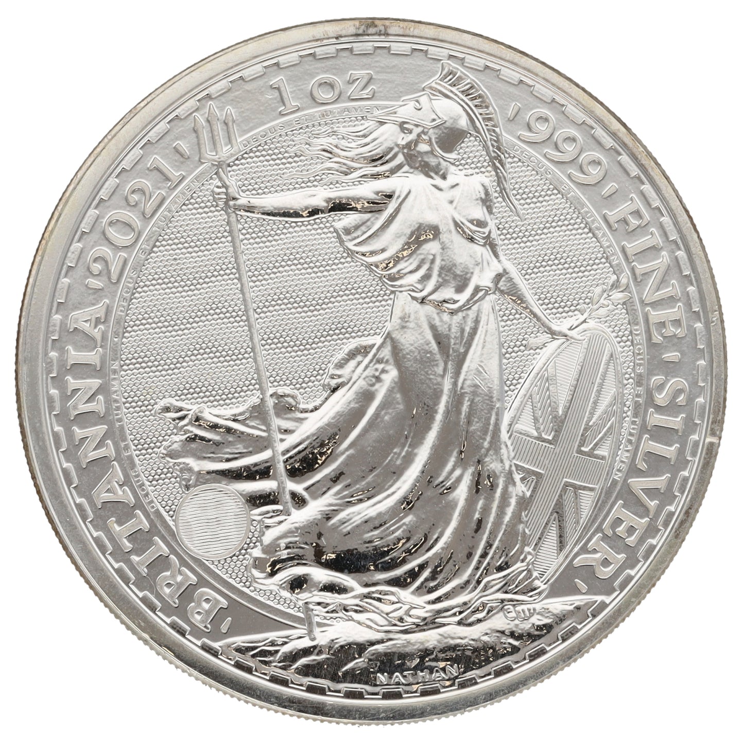 Fine Silver Queen Elizabeth II 1 OZ Britannia Coin 2021