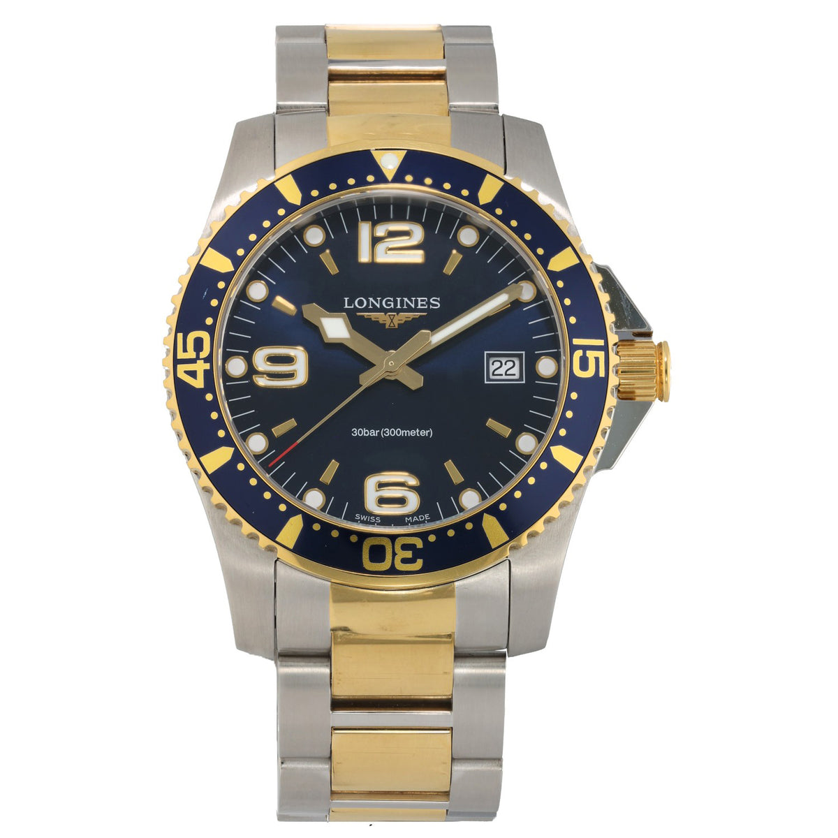 Longines Hydro Conquest L3.740.3 41mm Bi-Colour Watch