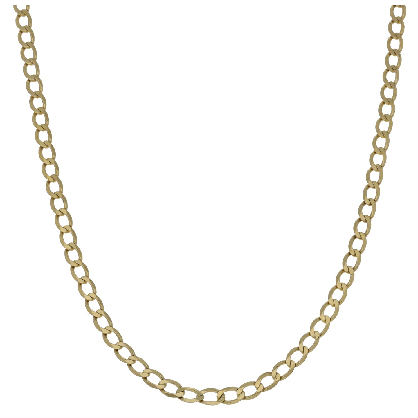 9ct Gold Curb Chain 18