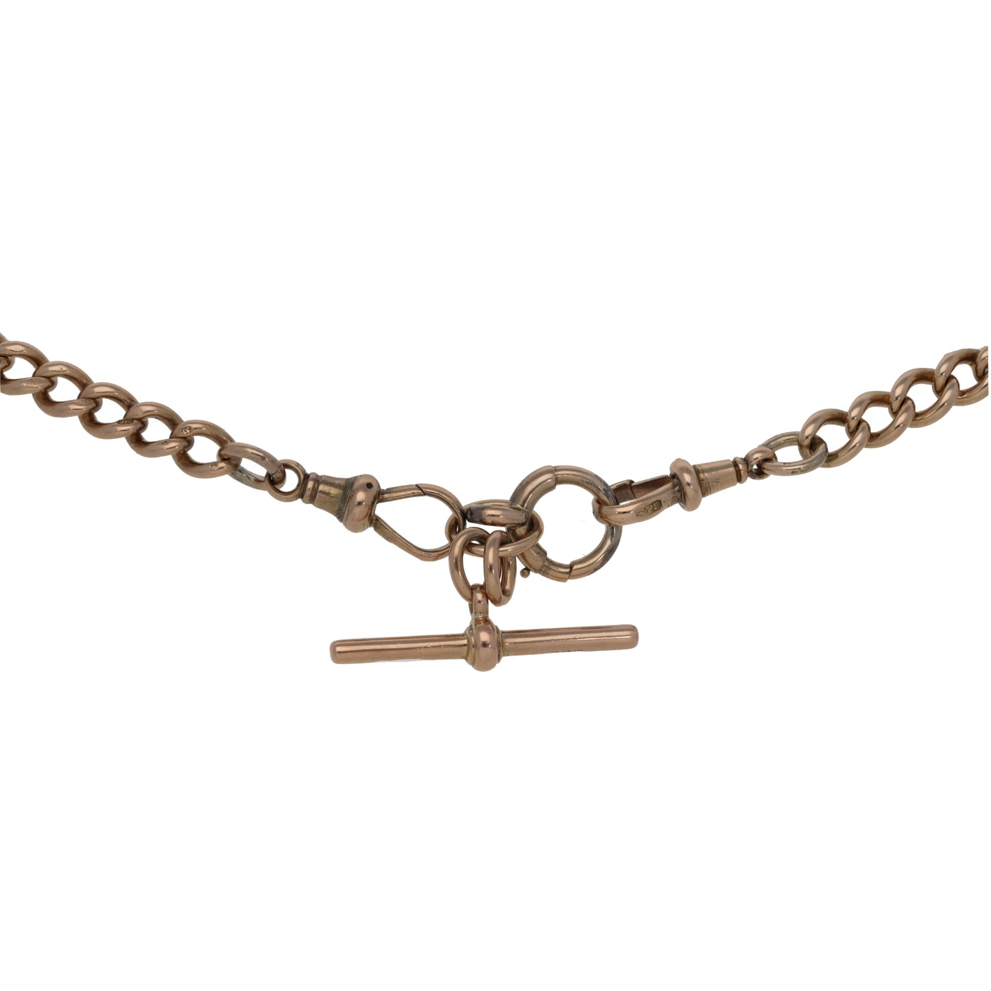 9ct Gold Fob/Watch Chain 14"
