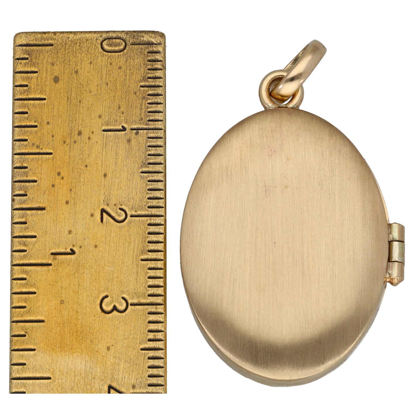 9ct Gold Plain Locket Pendant