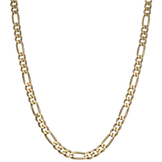9ct Gold Figaro Chain 18"