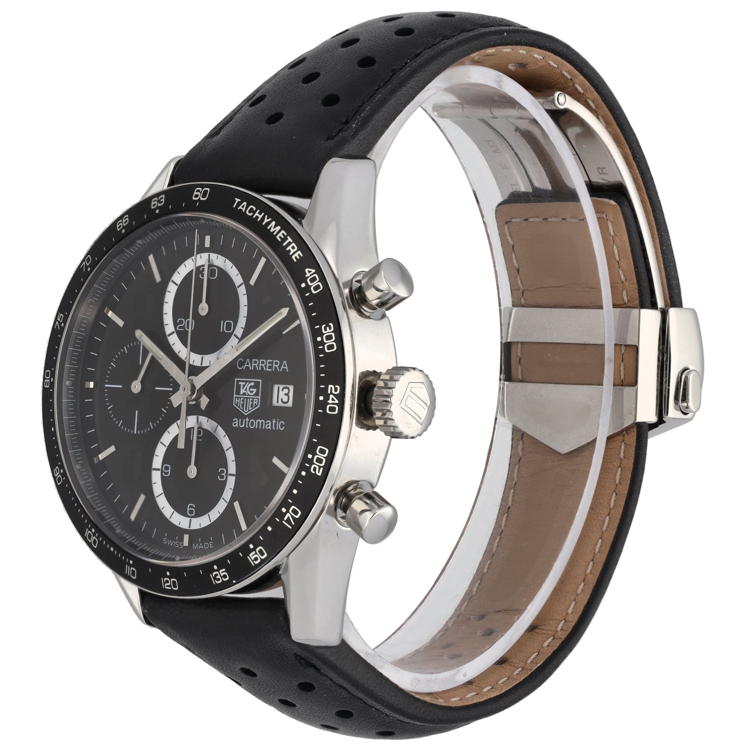 Tag Heuer Carrera CV2010 3 41mm Stainless Steel Watch