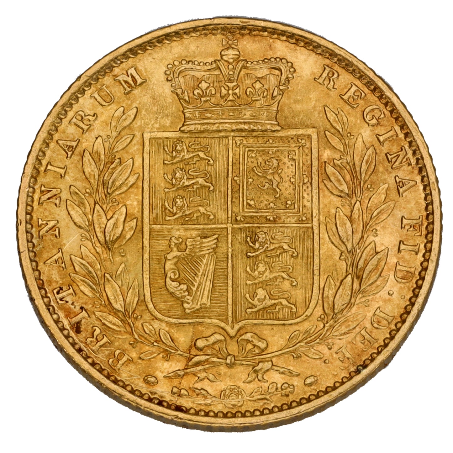 22ct Gold Queen Victoria Full Sovereign Coin 1862