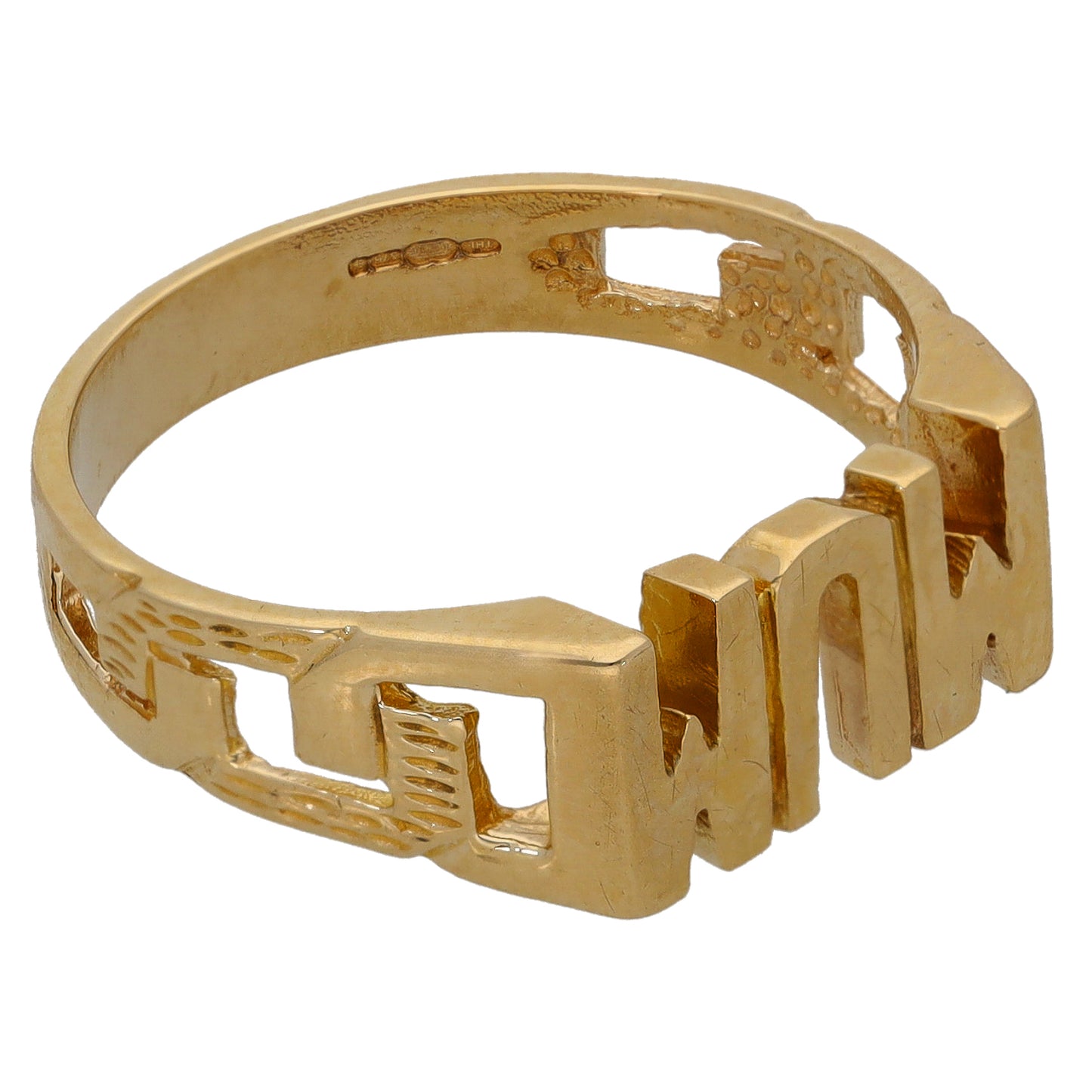 9ct Gold Mum Ring Size P