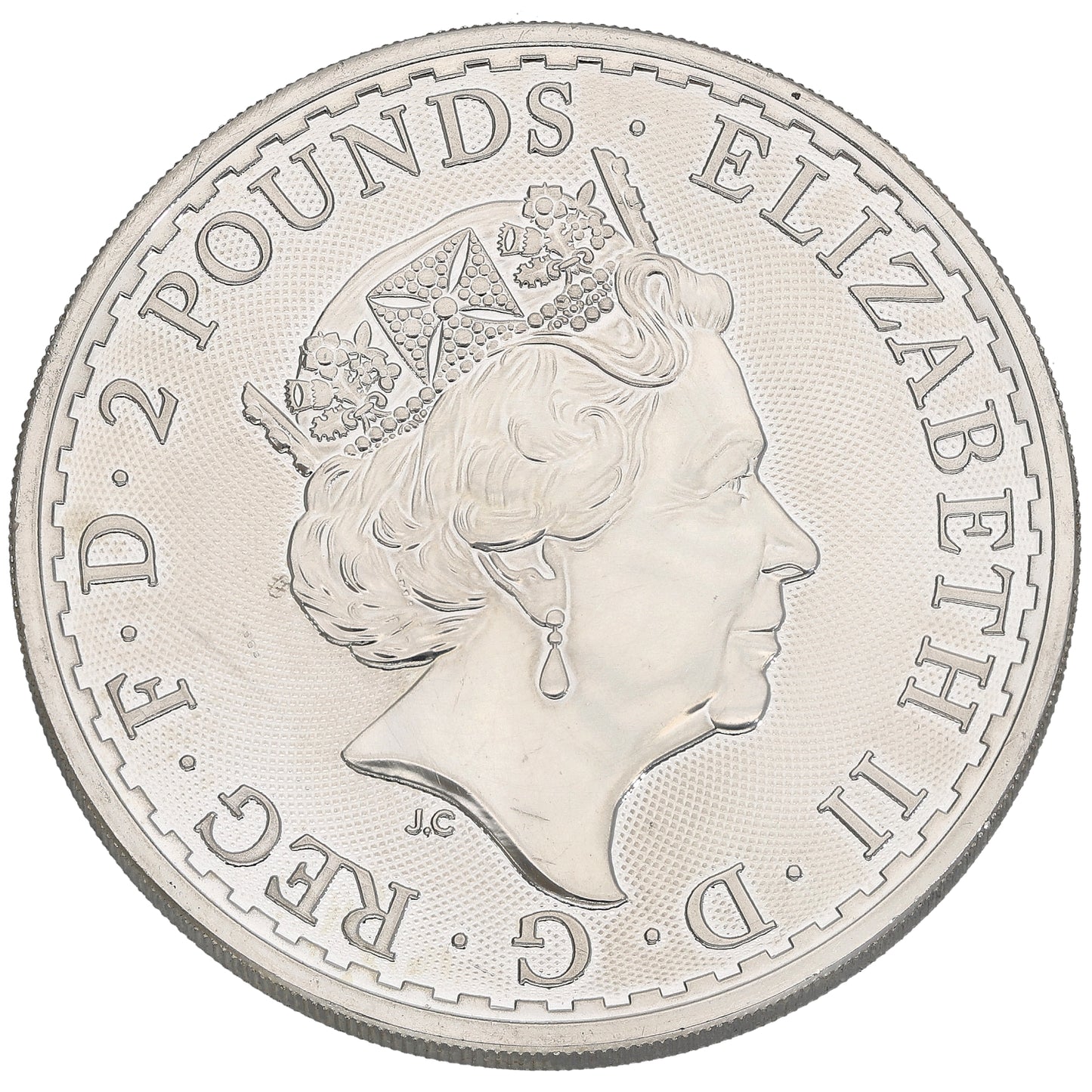 Fine Silver Queen Elizabeth II 1 OZ Britannia Coin 2021