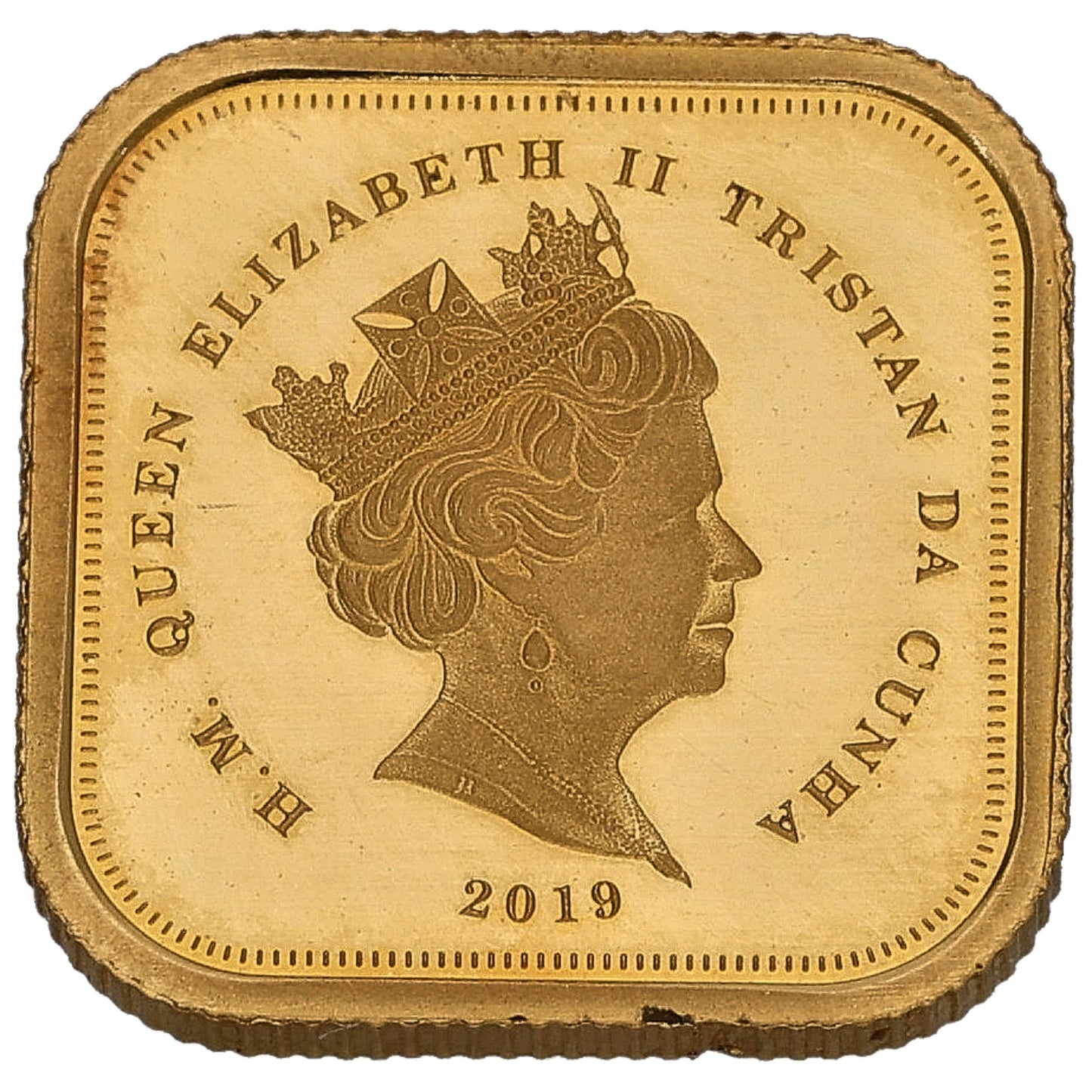 22ct Gold Queen Elizabeth II Quarter Sovereign Coin 2019
