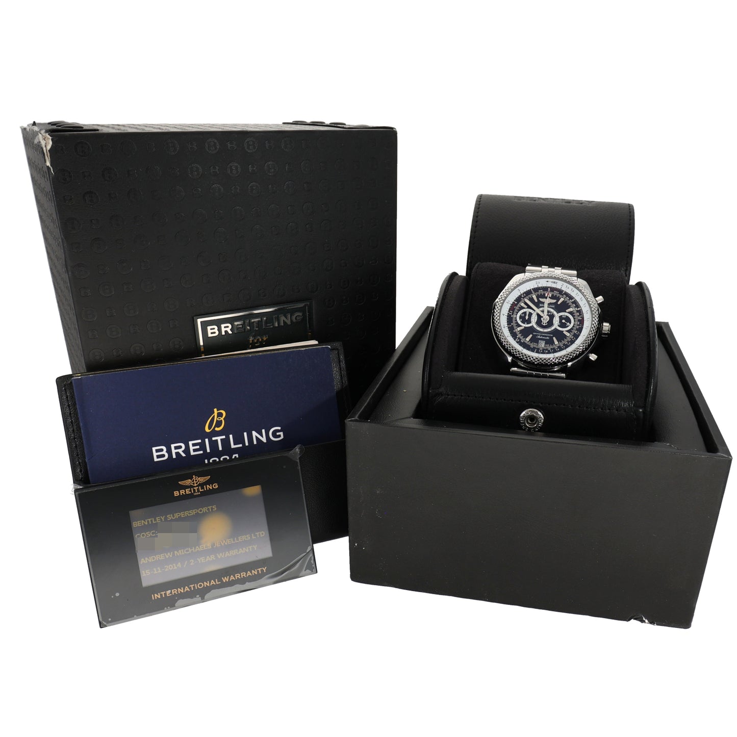 Breitling Bentley Supersports A26364 48.7mm Stainless Steel Watch