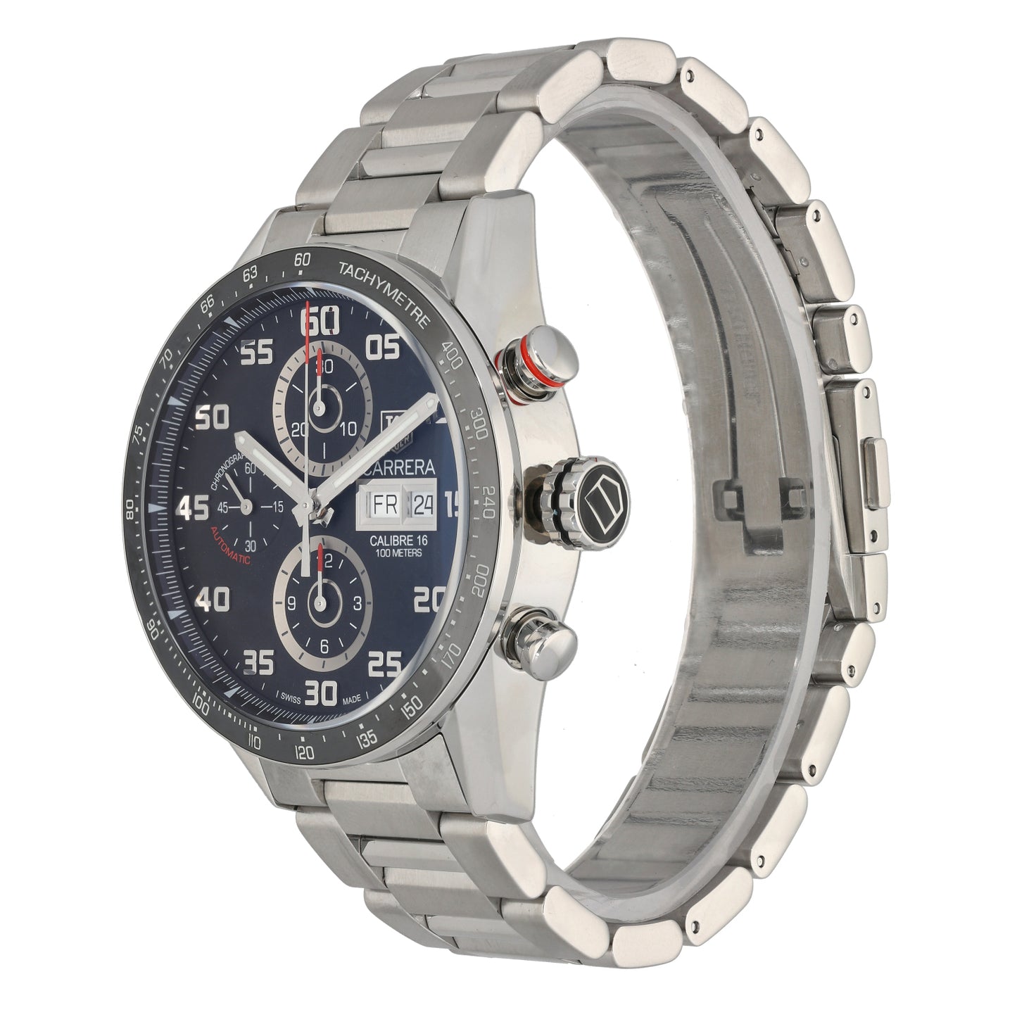 Tag Heuer Carrera CV2A1R 44mm Stainless Steel Watch