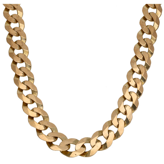 9ct Gold Curb Chain 24"