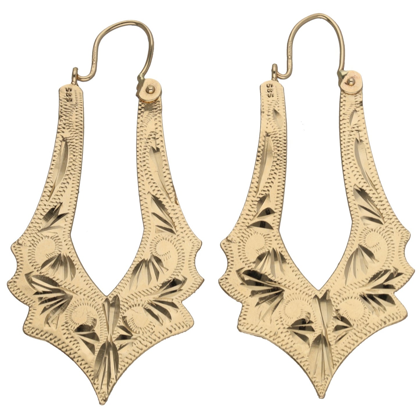 14ct Gold Creole Earrings
