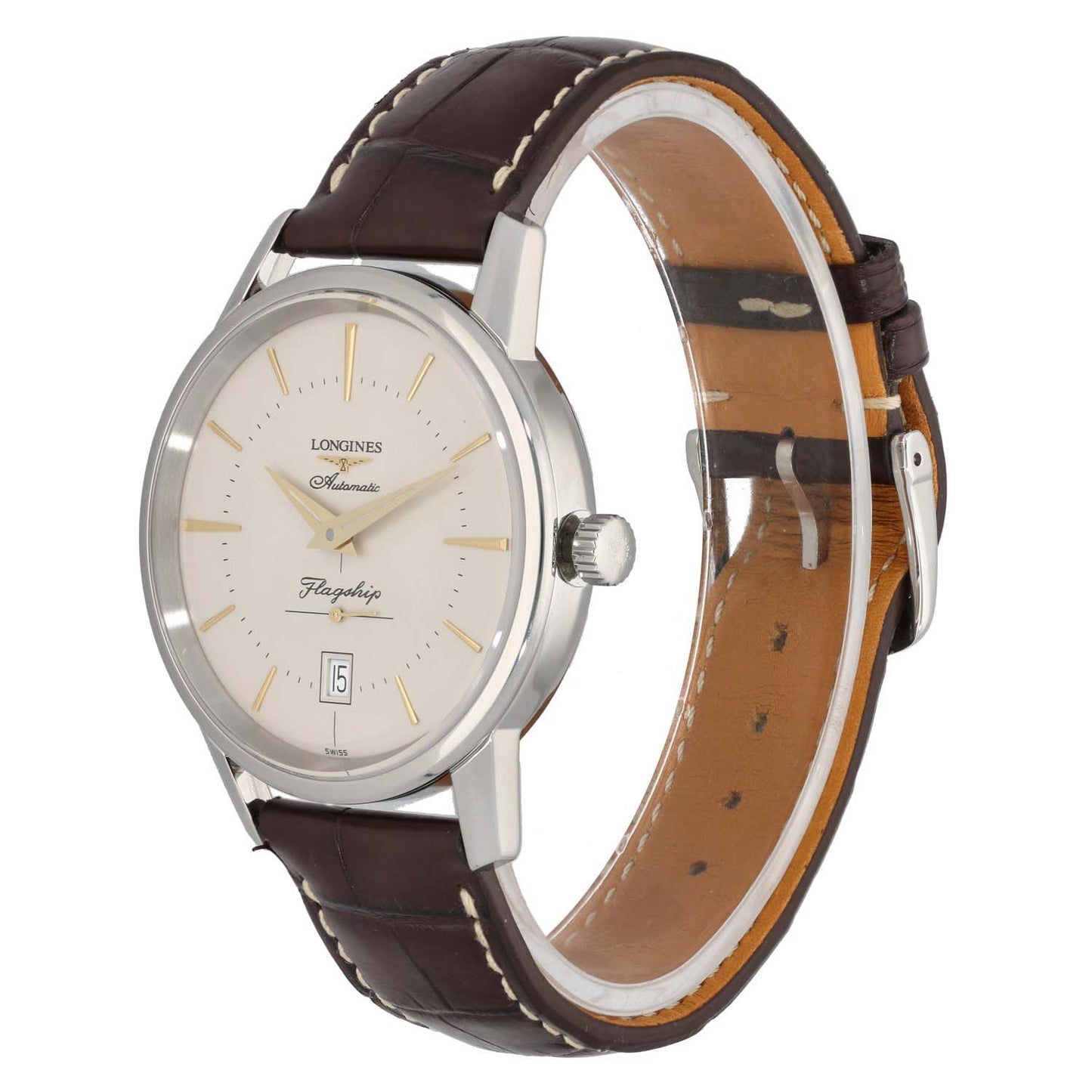 Longines Flagship L4.795.4 38.5mm Stainless Steel Watch