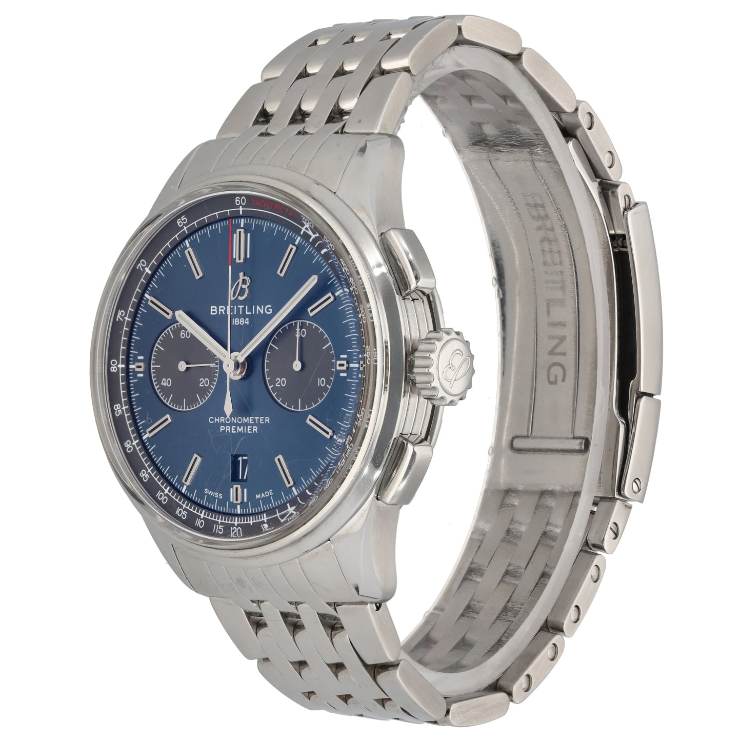Breitling Premier B01 AB0118 42mm Stainless Steel Watch