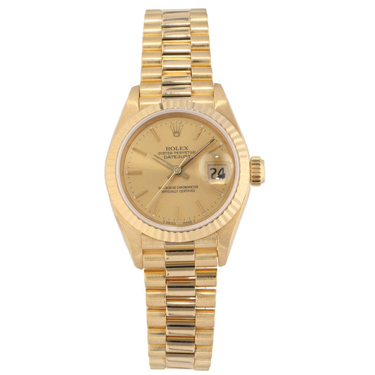 Rolex Lady Datejust 69178 26mm Gold Watch