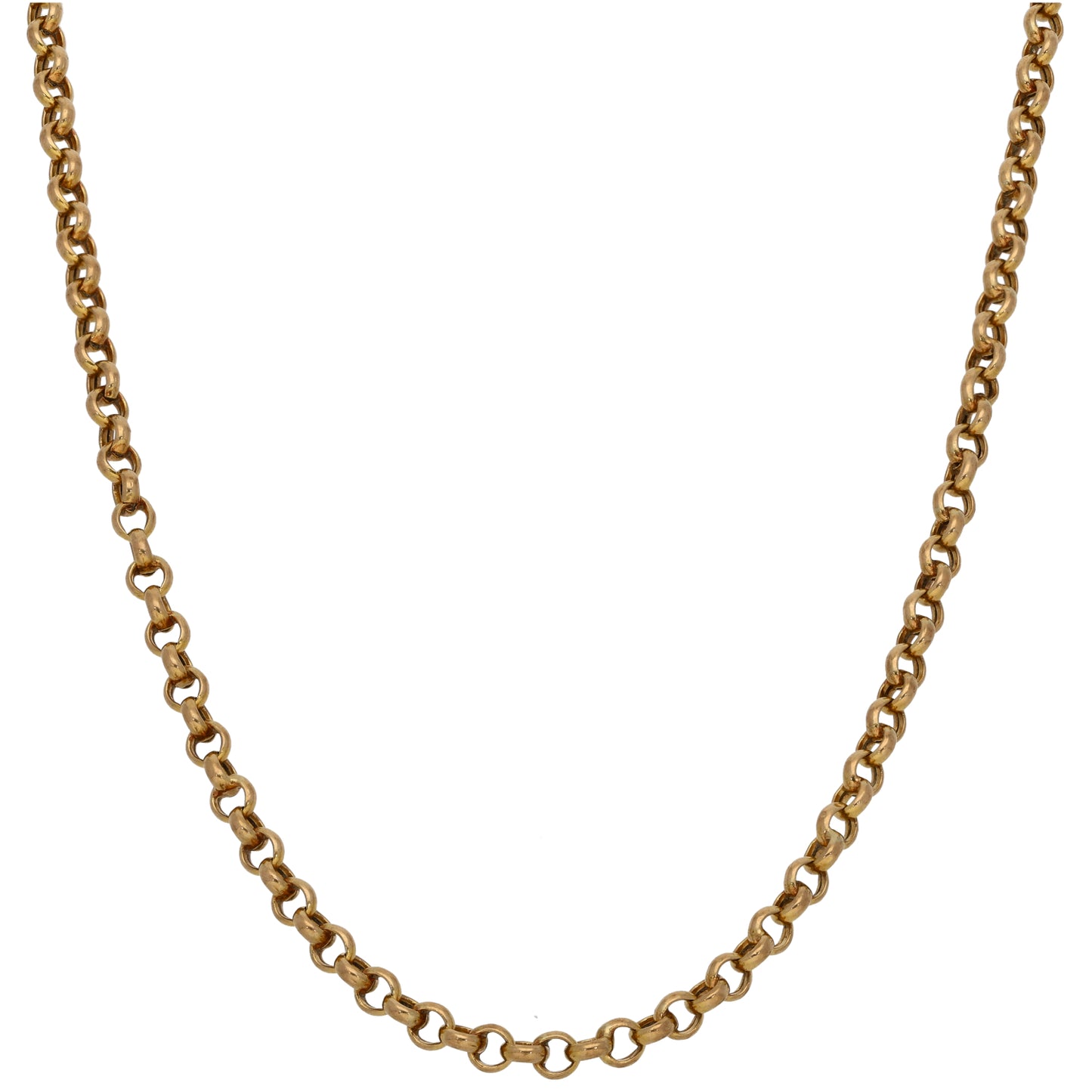 9ct Gold Belcher Chain 22"