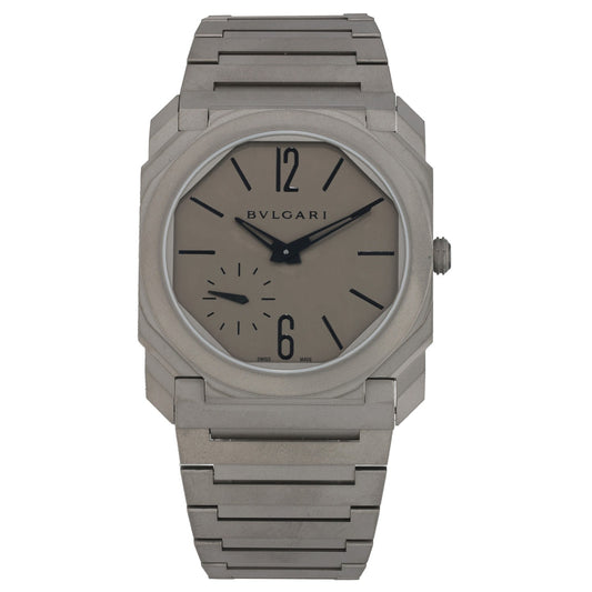 Bvlgari Octo Finissimo BGO40TXT 40mm Titanium Watch