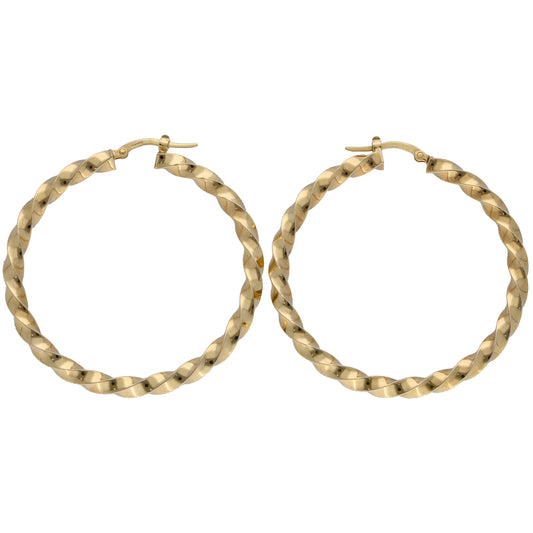 9ct Gold Hoop Earrings