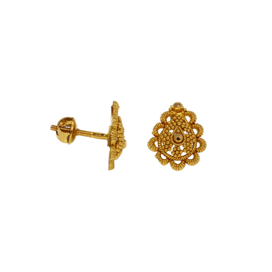22ct Gold Stud Earrings