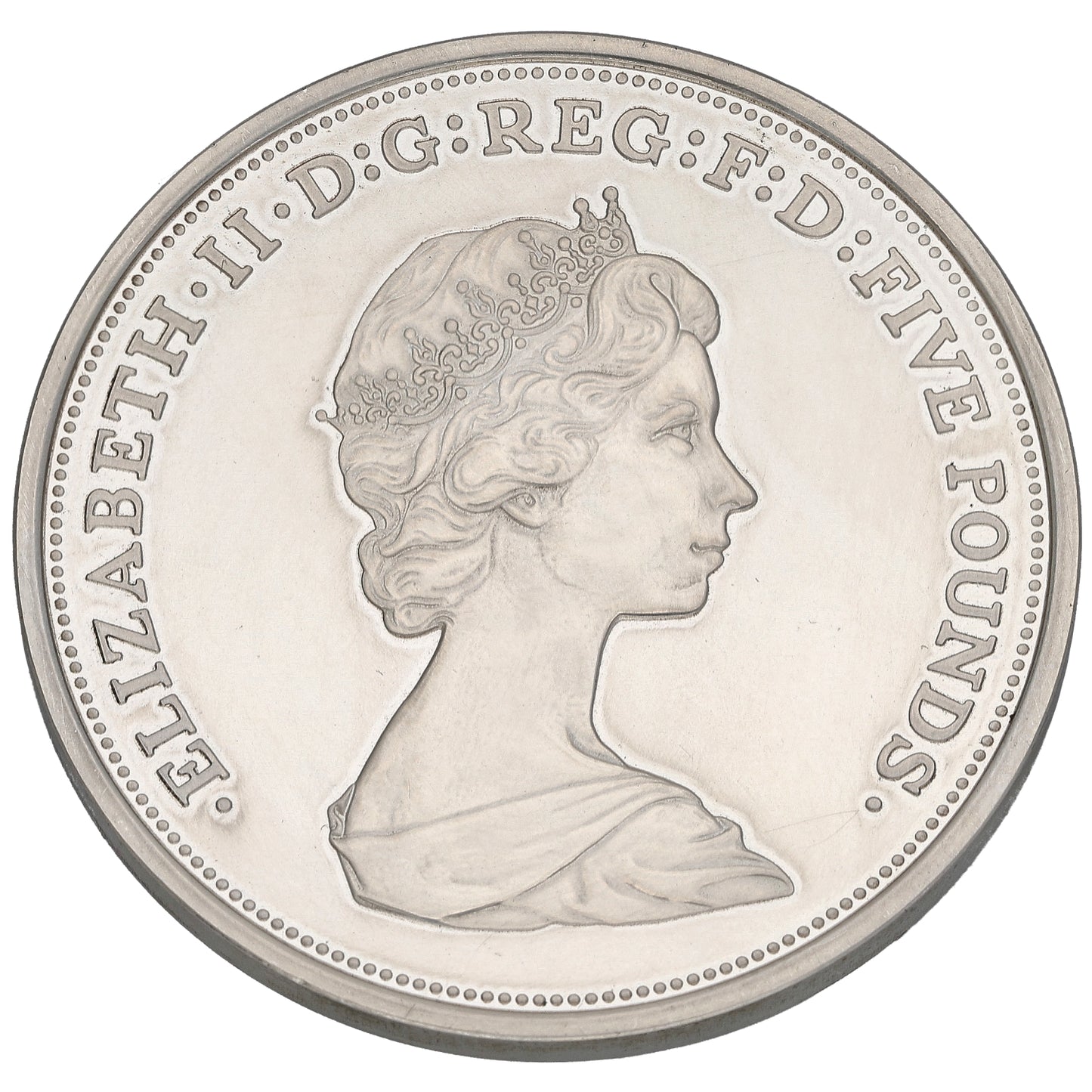 Sterling Silver 60th Anniversary Of The Coronation 5 Pounds Coin 2013
