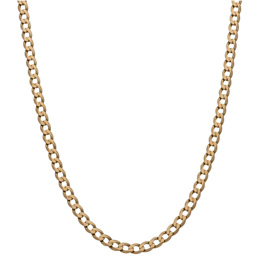 9ct Gold Curb Chain 20"