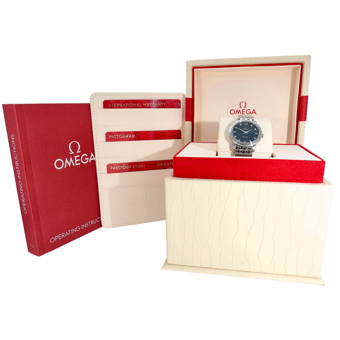 Omega De Ville 424.10.27.60.53.001 27mm Stainless Steel Watch