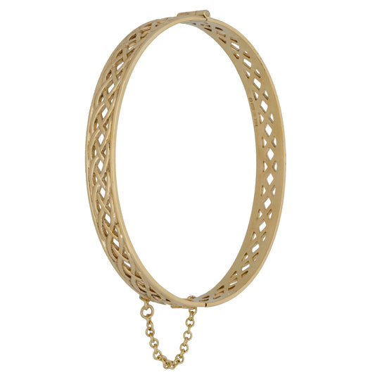 9ct Gold Hinged/Clasp Bangle
