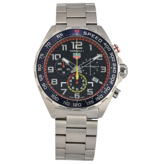 Tag Heuer Formula 1 CAZ101AL-0 Red Bull Racing, blue and red dial on stainless steel bracelet