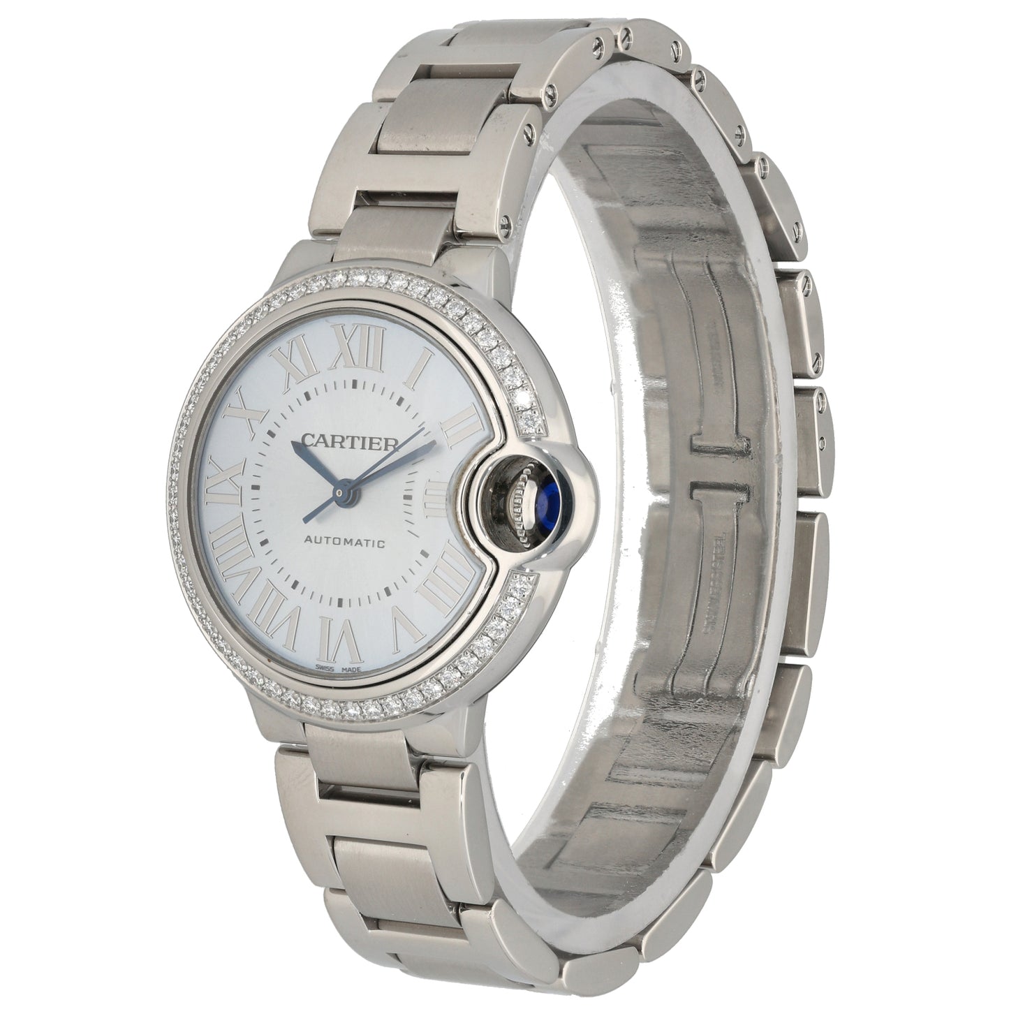 Cartier Ballon Bleu W4BB0028 33mm Stainless Steel Watch