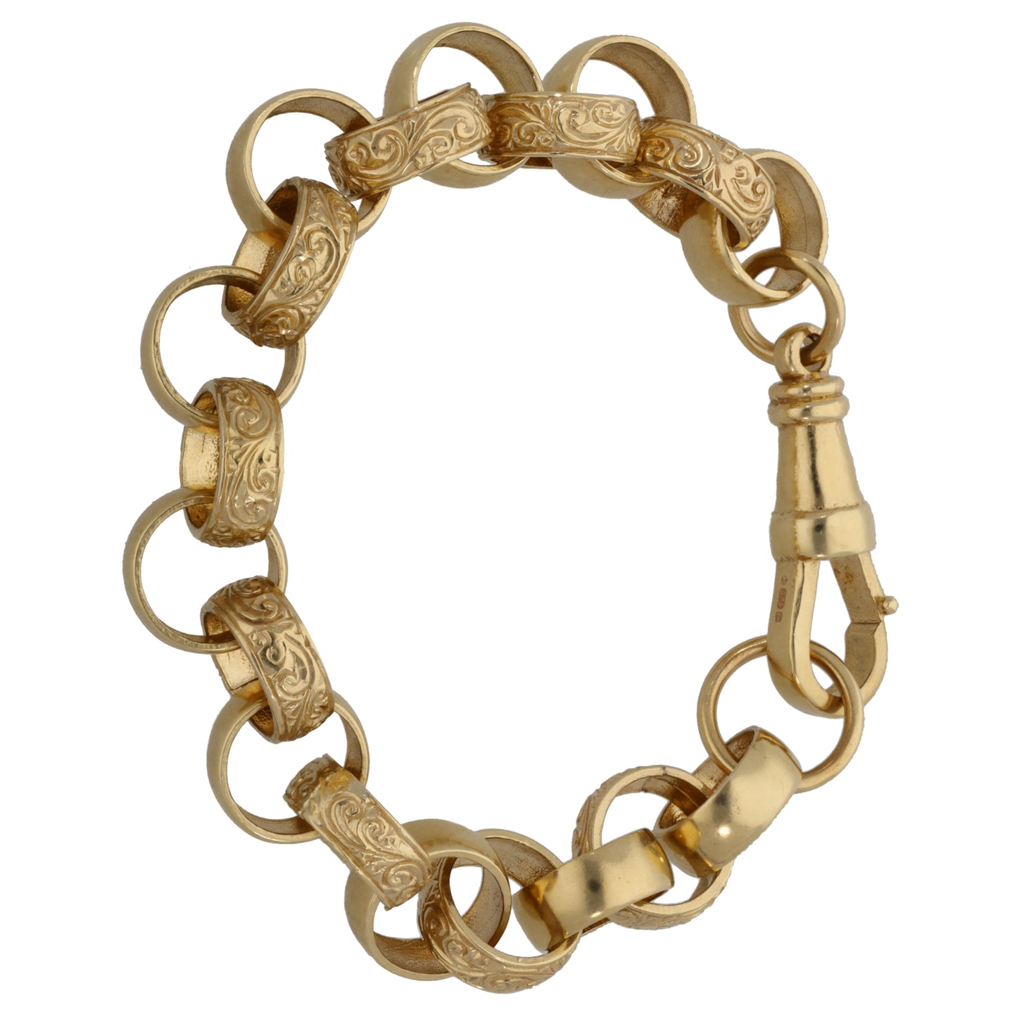 9ct Gold Belcher Bracelet