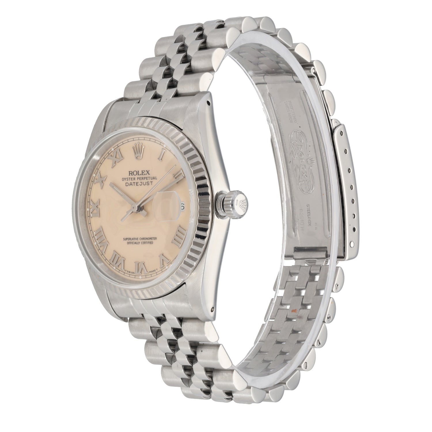 Mens rolex stainless steel on sale watch