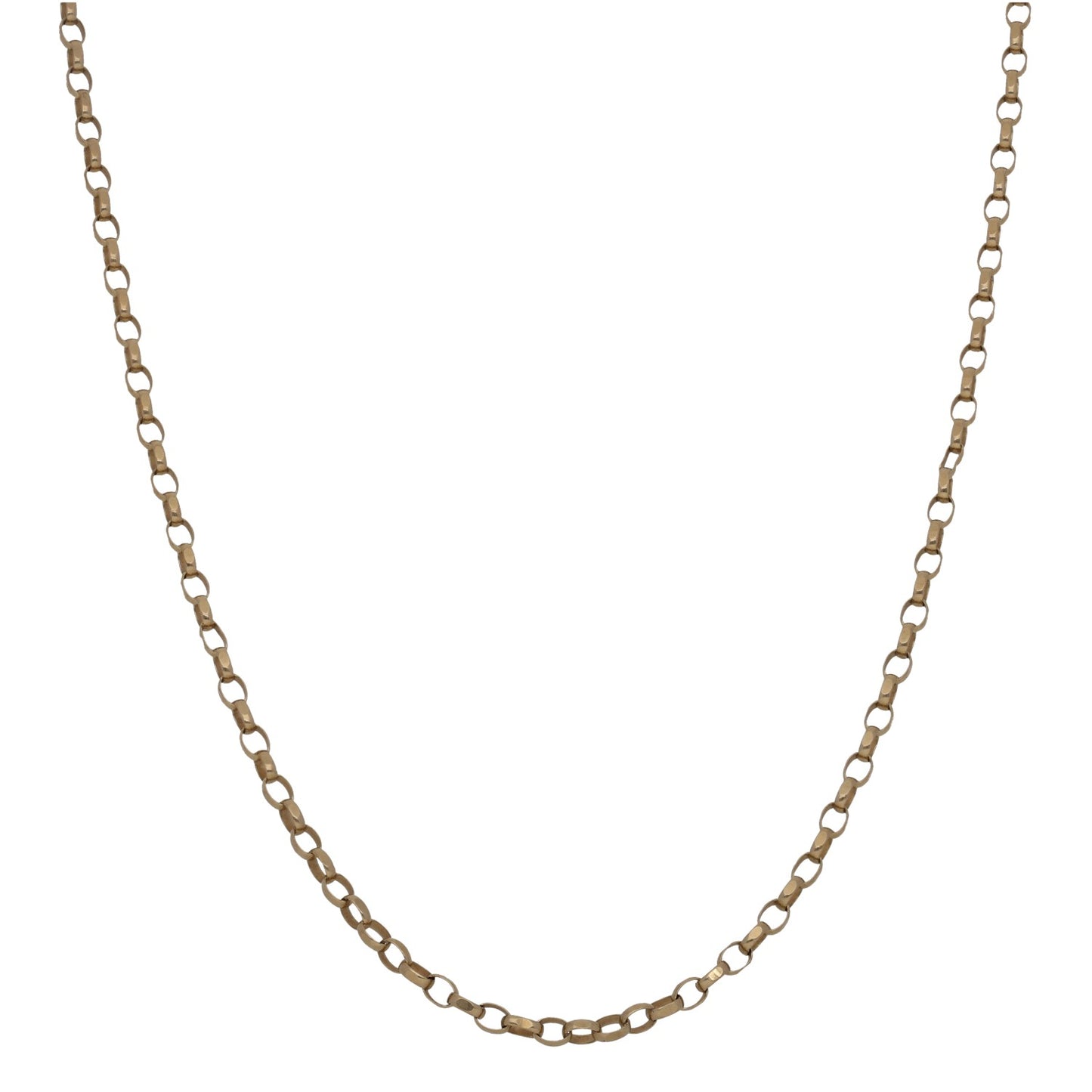 9ct Gold Belcher Chain 22"