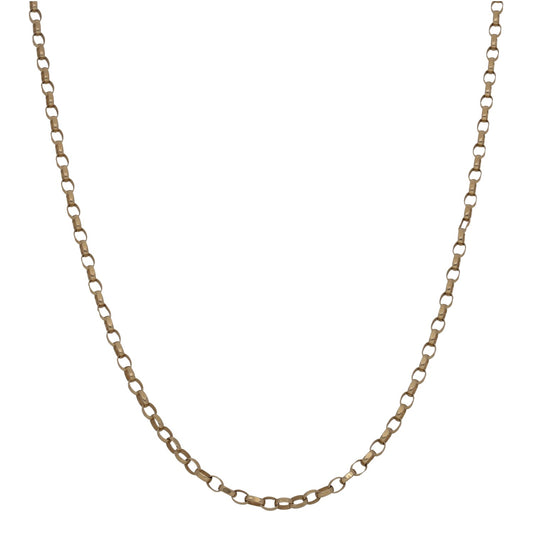 9ct Gold Belcher Chain 22"