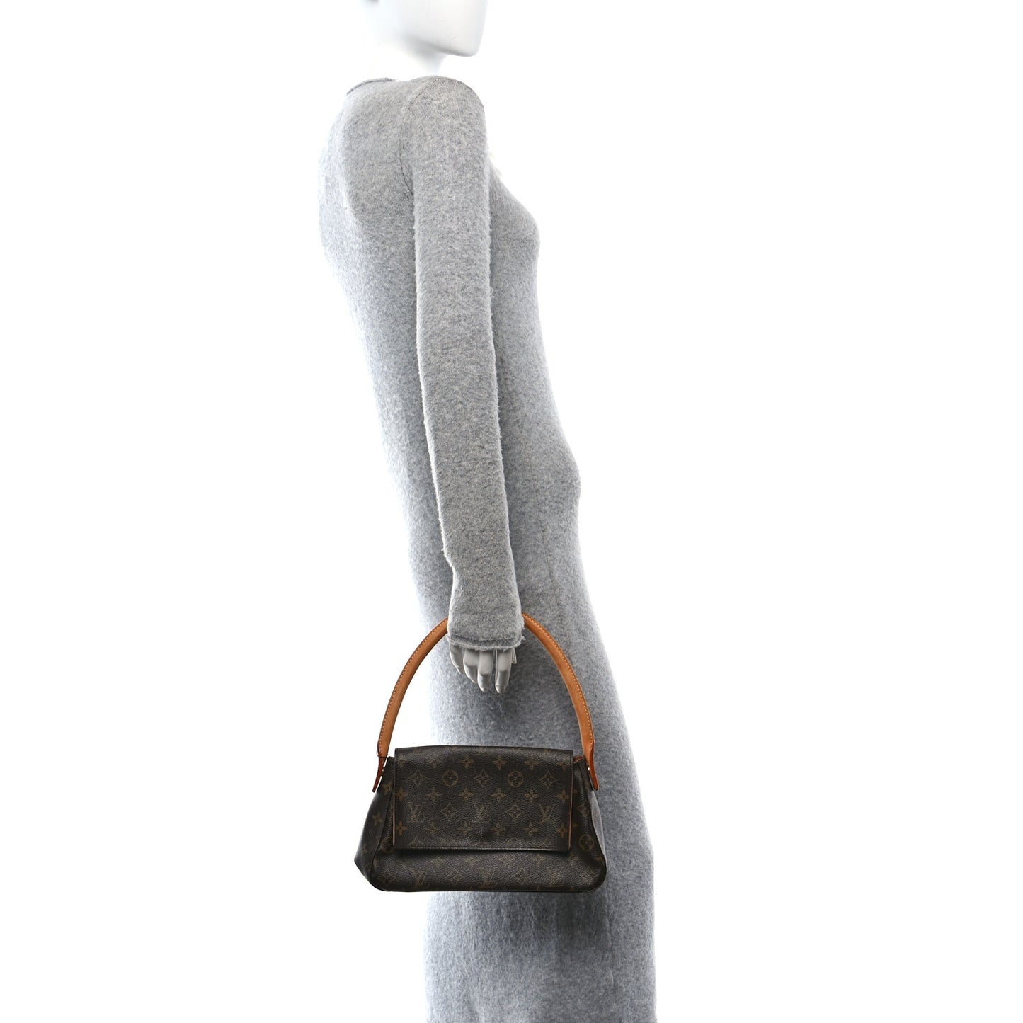 Louis Vuitton Mini Looping Monogram Coated Canvas Bag - Brown